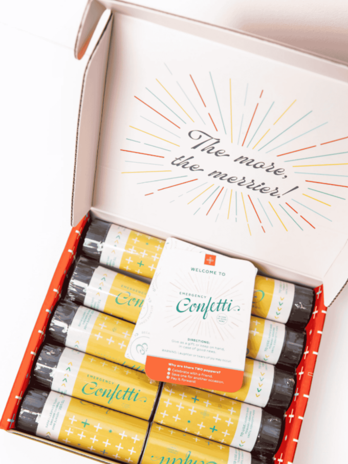 Emergency Confetti – Party Pack 100 % aus biologisch abbaubaren Materialien